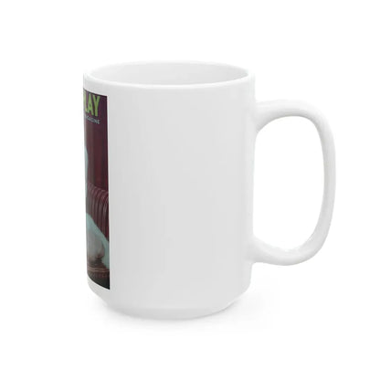 Norma Sykes #125 - Mag. Cover (Vintage Female Icon) White Coffee Mug - Go Mug Yourself