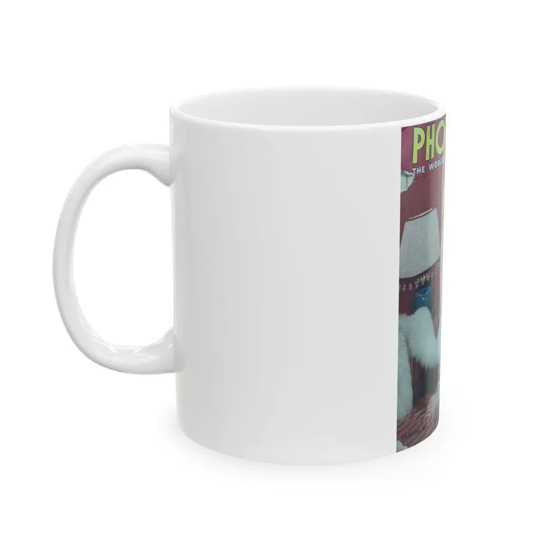 Norma Sykes #125 - Mag. Cover (Vintage Female Icon) White Coffee Mug - Go Mug Yourself