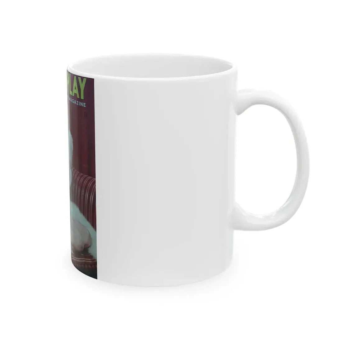 Norma Sykes #125 - Mag. Cover (Vintage Female Icon) White Coffee Mug - Go Mug Yourself