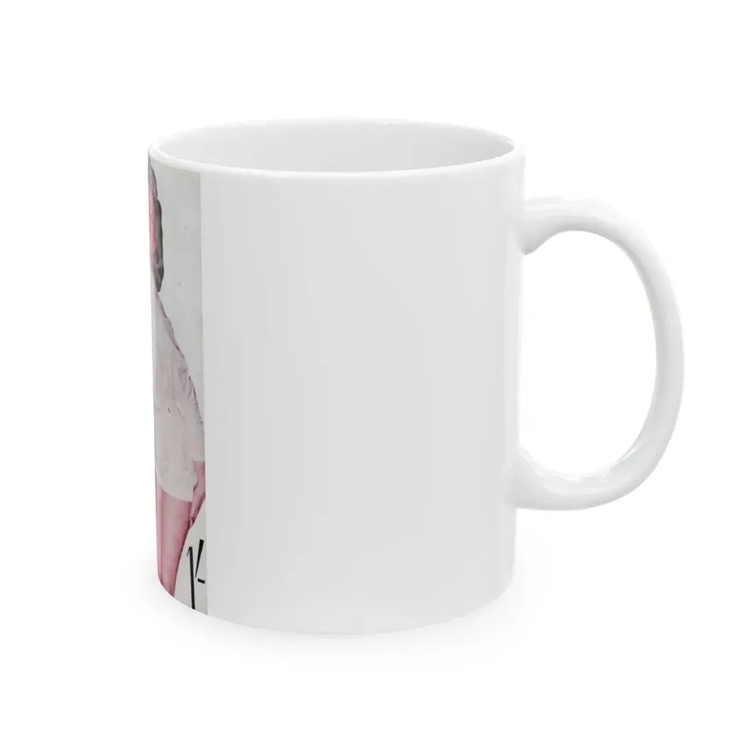 Norma Sykes #135 - 66 PHOTOGRAPHS OF Sabrina U.K. Pocket Mag. Front Cover as Page 1 & Back Cover (Vintage Female Icon) White Coffee Mug - Go Mug Yourself
