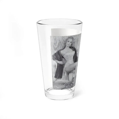 Norma Sykes #136 - 66 PHOTOGRAPHS OF Sabrina U.K. Pocket Mag. Front Cover Pages 2 & 3 (Vintage Female Icon) Pint Glass 16oz - Go Mug Yourself