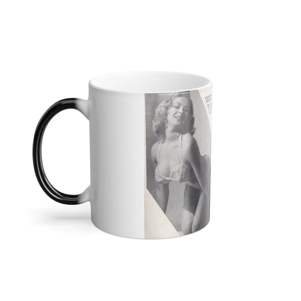 Norma Sykes #137 - 66 PHOTOGRAPHS OF Sabrina U.K. Pocket Mag. Pages 4 & 5 (Vintage Female Icons) Color Changing Mug 11oz-Go Mug Yourself