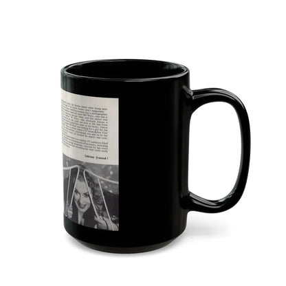 Norma Sykes #137 - 66 PHOTOGRAPHS OF Sabrina U.K. Pocket Mag. Pages 4 & 5 (Vintage Female Icon) Black Coffee Mug - Go Mug Yourself