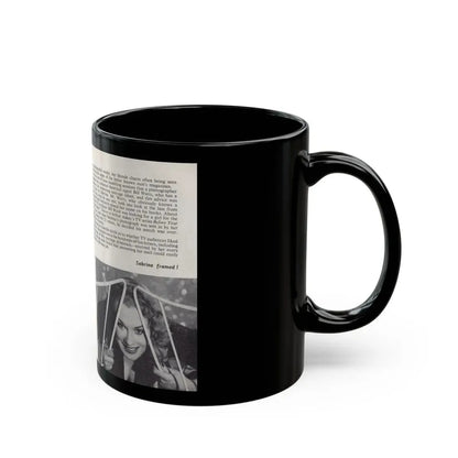 Norma Sykes #137 - 66 PHOTOGRAPHS OF Sabrina U.K. Pocket Mag. Pages 4 & 5 (Vintage Female Icon) Black Coffee Mug - Go Mug Yourself