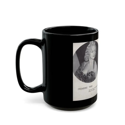 Norma Sykes #138 - 66 PHOTOGRAPHS OF Sabrina U.K. Pocket Mag. Pages 6 & 7 (Vintage Female Icon) Black Coffee Mug - Go Mug Yourself