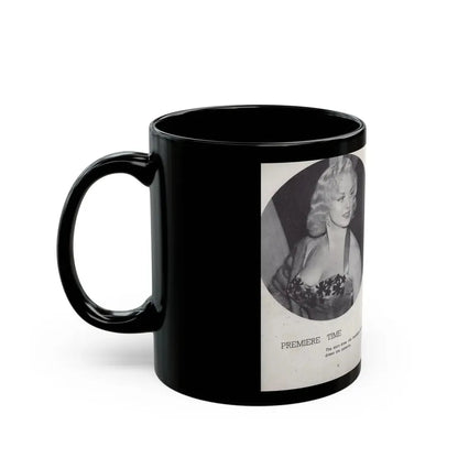 Norma Sykes #138 - 66 PHOTOGRAPHS OF Sabrina U.K. Pocket Mag. Pages 6 & 7 (Vintage Female Icon) Black Coffee Mug - Go Mug Yourself
