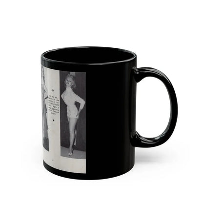 Norma Sykes #140 - 66 PHOTOGRAPHS OF Sabrina U.K. Pocket Mag. Pages 10 & 11 (Vintage Female Icon) Black Coffee Mug - Go Mug Yourself