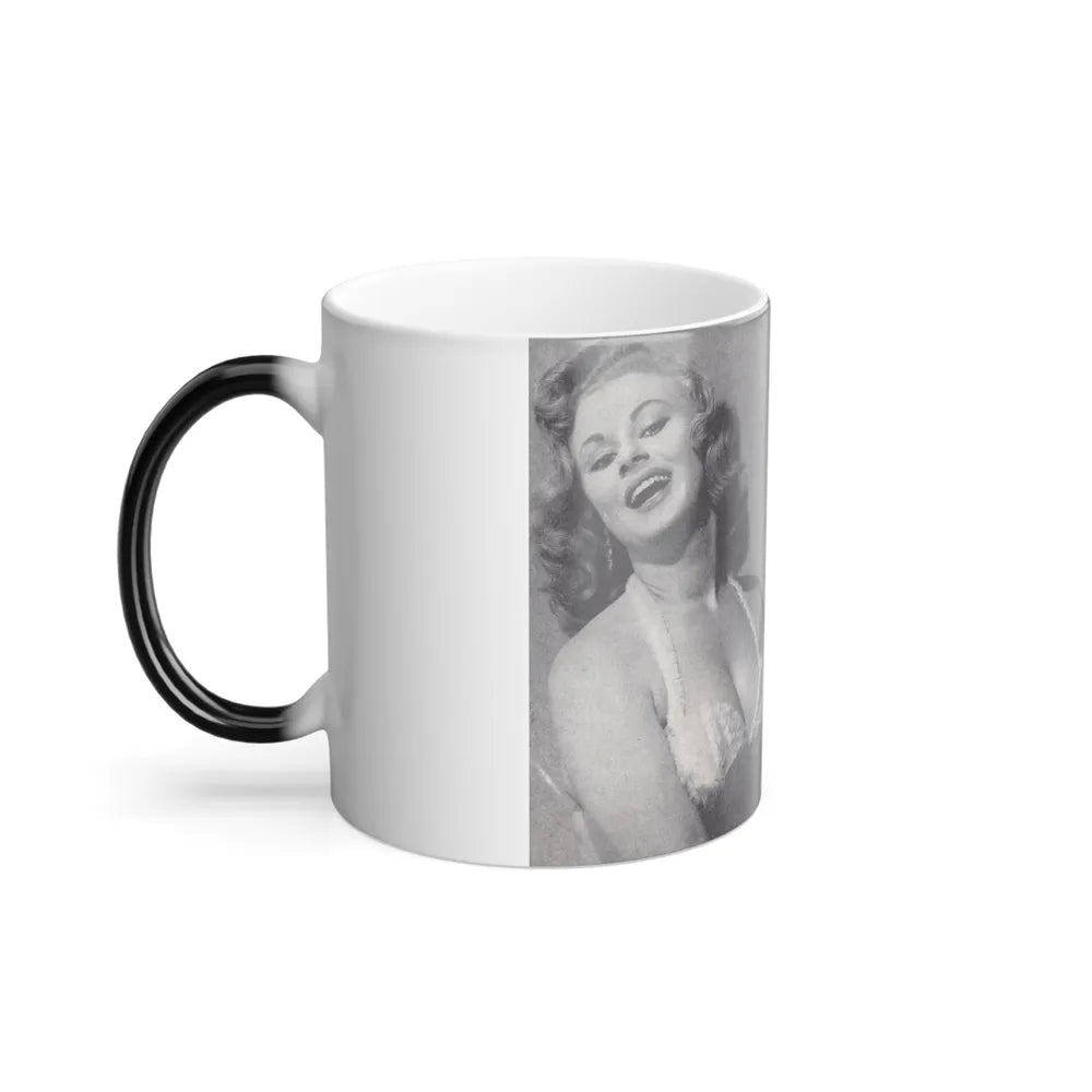 Norma Sykes #141 - 66 PHOTOGRAPHS OF Sabrina U.K. Pocket Mag. Pages 12 & 13 (Vintage Female Icons) Color Changing Mug 11oz-Go Mug Yourself