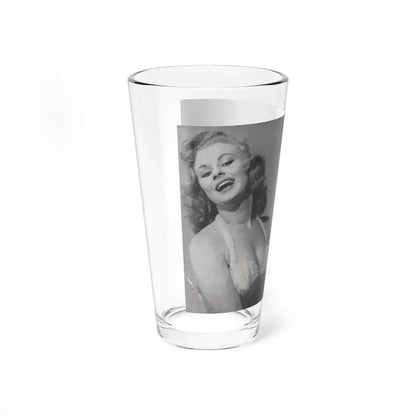 Norma Sykes #141 - 66 PHOTOGRAPHS OF Sabrina U.K. Pocket Mag. Pages 12 & 13 (Vintage Female Icon) Pint Glass 16oz - Go Mug Yourself