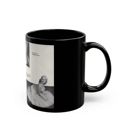 Norma Sykes #145 - 66 PHOTOGRAPHS OF Sabrina U.K. Pocket Mag. Pages 20 & 21 (Vintage Female Icon) Black Coffee Mug - Go Mug Yourself