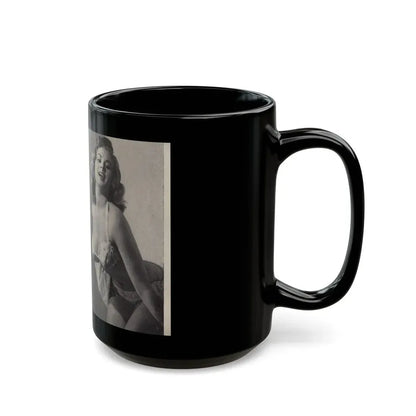 Norma Sykes #145 - Scanned Mag. 66 Photos (Vintage Female Icon) Black Coffee Mug - Go Mug Yourself