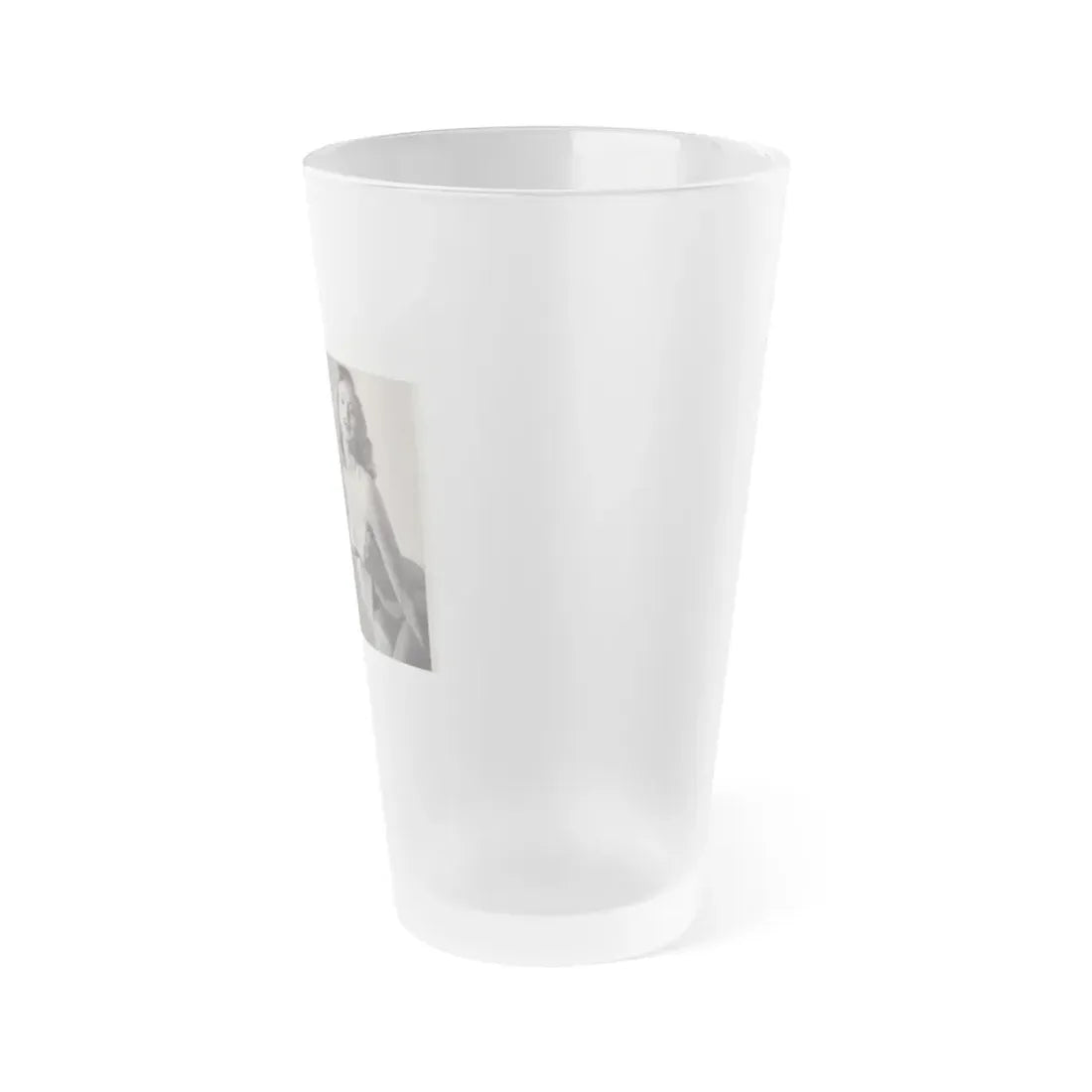 Norma Sykes #145 - Scanned Mag. 66 Photos (Vintage Female Icon) Frosted Pint Glass 16oz - Go Mug Yourself
