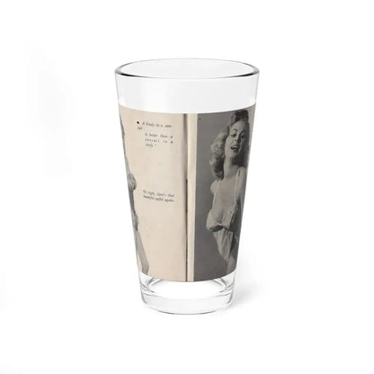 Norma Sykes #145 - Scanned Mag. 66 Photos (Vintage Female Icon) Pint Glass 16oz 16oz - Go Mug Yourself