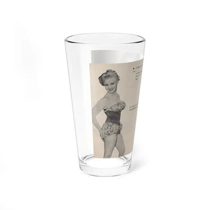 Norma Sykes #145 - Scanned Mag. 66 Photos (Vintage Female Icon) Pint Glass 16oz - Go Mug Yourself