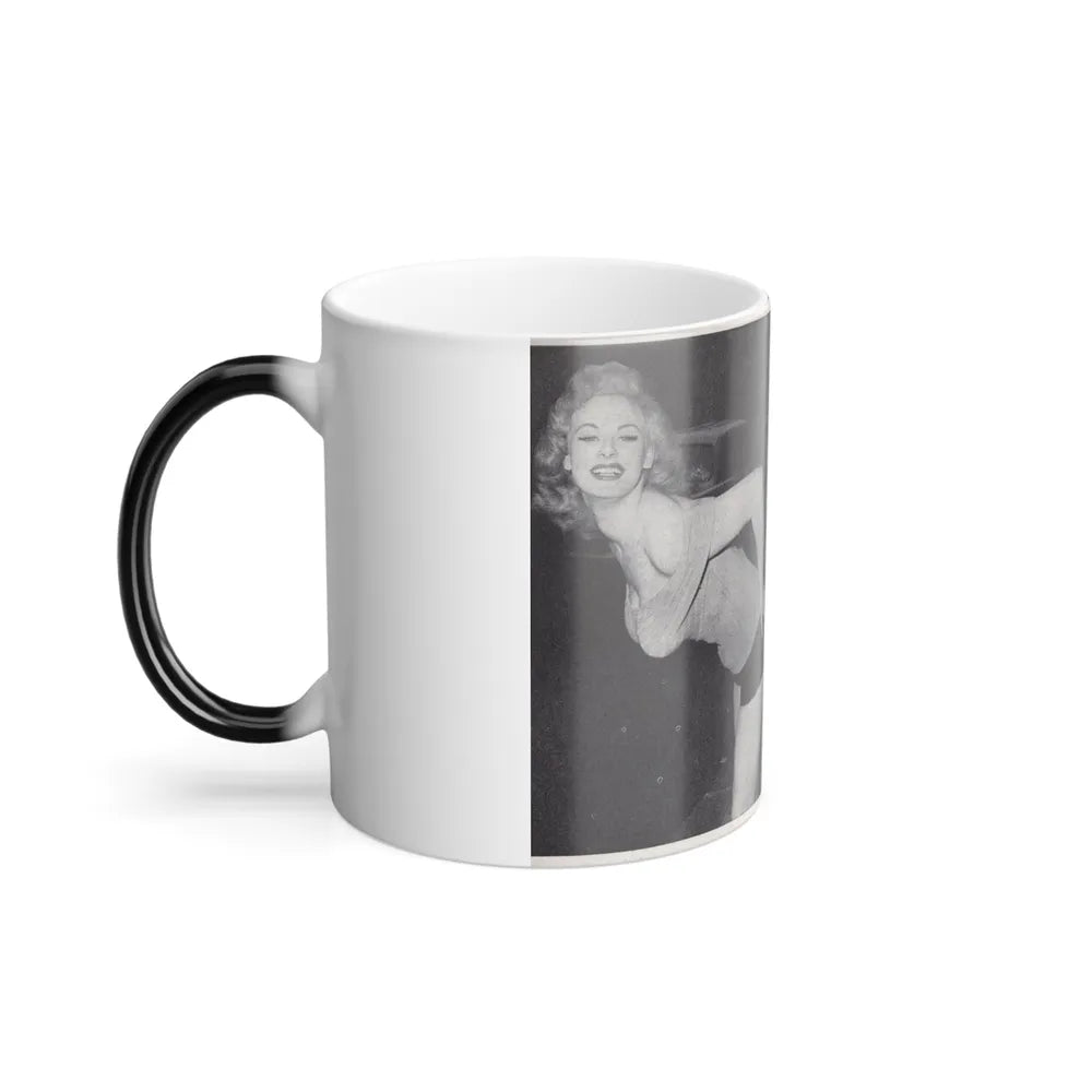 Norma Sykes #147 - 66 PHOTOGRAPHS OF Sabrina U.K. Pocket Mag. Pages 24 & 25 (Vintage Female Icons) Color Changing Mug 11oz-Go Mug Yourself
