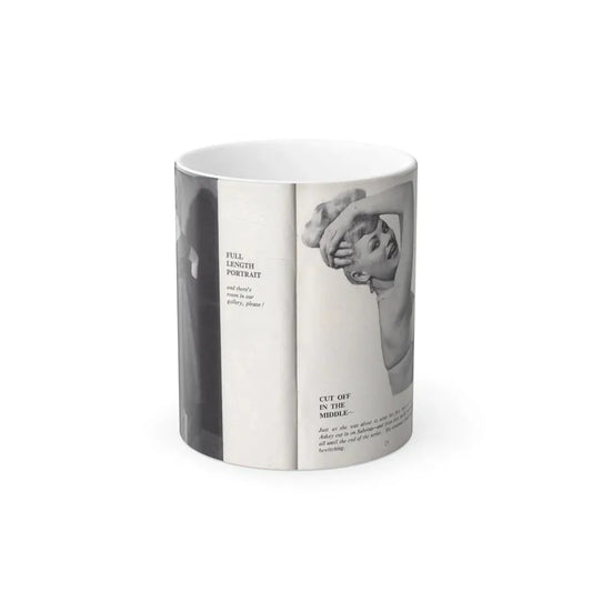 Norma Sykes #148 - 66 PHOTOGRAPHS OF Sabrina U.K. Pocket Mag. Pages 26 & 27 (Vintage Female Icon) Color Changing Mug 11oz 11oz - Go Mug Yourself