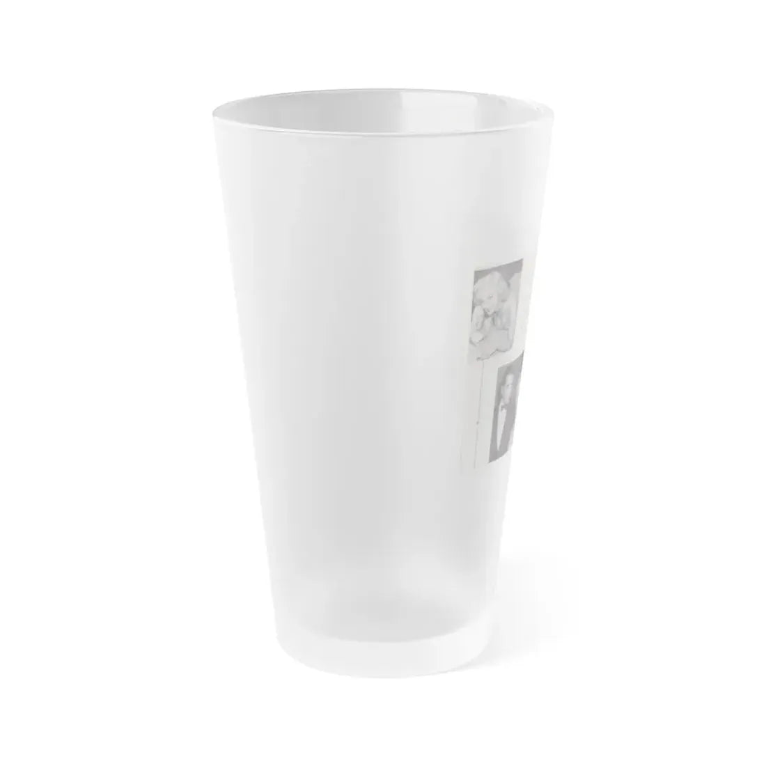 Norma Sykes #149 - 66 PHOTOGRAPHS OF Sabrina U.K. Pocket Mag. Pages 28 & 29 (Vintage Female Icon) Frosted Pint Glass 16oz - Go Mug Yourself