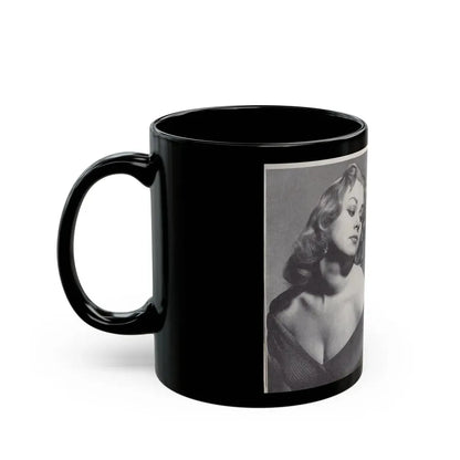Norma Sykes #151 - 66 PHOTOGRAPHS OF Sabrina U.K. Pocket Mag. Pages 32 & 33 (Vintage Female Icon) Black Coffee Mug - Go Mug Yourself