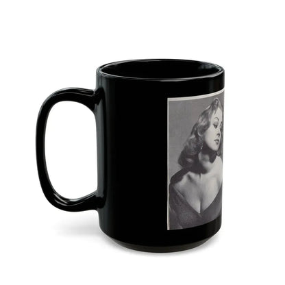 Norma Sykes #151 - 66 PHOTOGRAPHS OF Sabrina U.K. Pocket Mag. Pages 32 & 33 (Vintage Female Icon) Black Coffee Mug - Go Mug Yourself