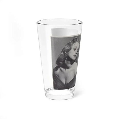 Norma Sykes #151 - 66 PHOTOGRAPHS OF Sabrina U.K. Pocket Mag. Pages 32 & 33 (Vintage Female Icon) Pint Glass 16oz - Go Mug Yourself