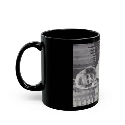 Norma Sykes #152 - 66 PHOTOGRAPHS OF Sabrina U.K. Pocket Mag. Pages 34 & 35 (Vintage Female Icon) Black Coffee Mug - Go Mug Yourself