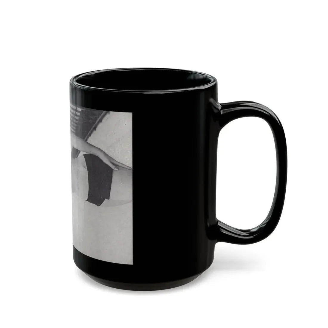 Norma Sykes #152 - 66 PHOTOGRAPHS OF Sabrina U.K. Pocket Mag. Pages 34 & 35 (Vintage Female Icon) Black Coffee Mug - Go Mug Yourself