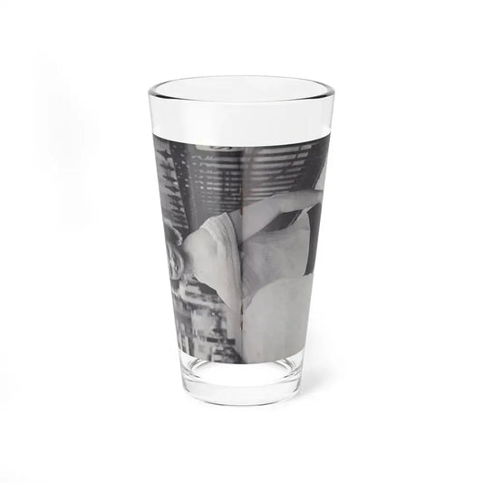 Norma Sykes #152 - 66 PHOTOGRAPHS OF Sabrina U.K. Pocket Mag. Pages 34 & 35 (Vintage Female Icon) Pint Glass 16oz 16oz - Go Mug Yourself