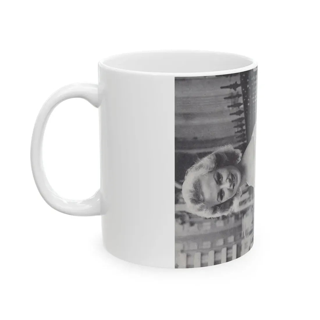 Norma Sykes #152 - 66 PHOTOGRAPHS OF Sabrina U.K. Pocket Mag. Pages 34 & 35 (Vintage Female Icon) White Coffee Mug - Go Mug Yourself