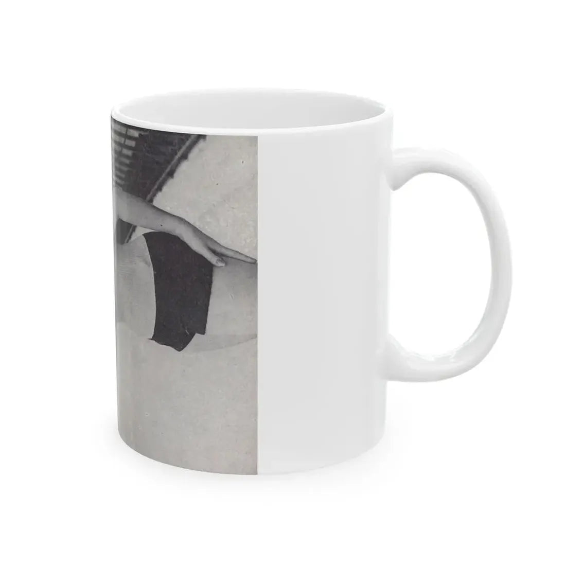 Norma Sykes #152 - 66 PHOTOGRAPHS OF Sabrina U.K. Pocket Mag. Pages 34 & 35 (Vintage Female Icon) White Coffee Mug - Go Mug Yourself