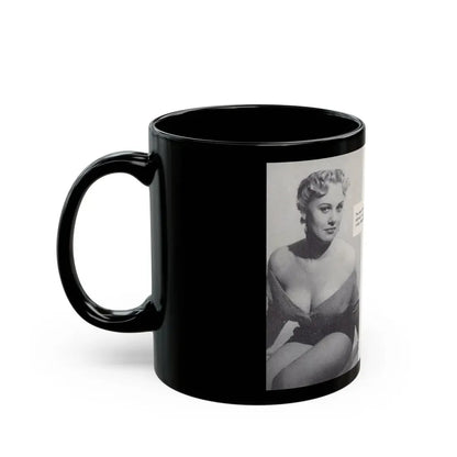 Norma Sykes #156 - 66 PHOTOGRAPHS OF Sabrina U.K. Pocket Mag. Pages 42 & 43 (Vintage Female Icon) Black Coffee Mug - Go Mug Yourself