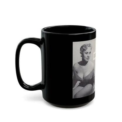 Norma Sykes #156 - 66 PHOTOGRAPHS OF Sabrina U.K. Pocket Mag. Pages 42 & 43 (Vintage Female Icon) Black Coffee Mug - Go Mug Yourself