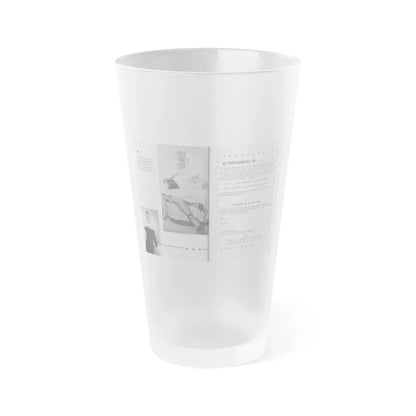 Norma Sykes #157 - 66 PHOTOGRAPHS OF Sabrina U.K. Pocket Mag. Pages 44 & 45 (Vintage Female Icon) Frosted Pint Glass 16oz 16oz Frosted - Go Mug Yourself