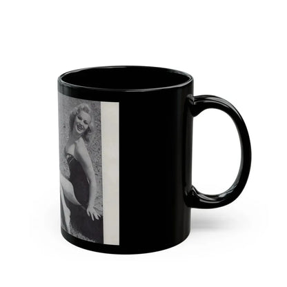 Norma Sykes #158 - 66 PHOTOGRAPHS OF Sabrina U.K. Pocket Mag. Pages 46 & 47 (Vintage Female Icon) Black Coffee Mug - Go Mug Yourself