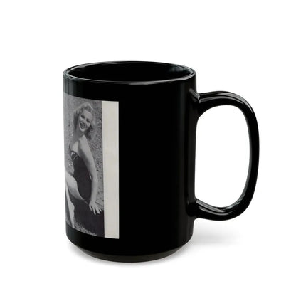 Norma Sykes #158 - 66 PHOTOGRAPHS OF Sabrina U.K. Pocket Mag. Pages 46 & 47 (Vintage Female Icon) Black Coffee Mug - Go Mug Yourself