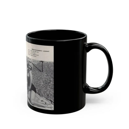 Norma Sykes #159 - 66 PHOTOGRAPHS OF Sabrina U.K. Pocket Mag. Pages 48 & 49 (Vintage Female Icon) Black Coffee Mug - Go Mug Yourself