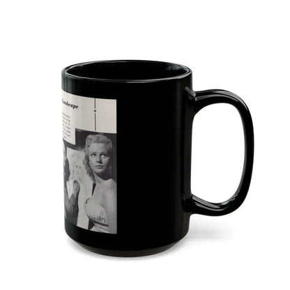 Norma Sykes #160 - 66 PHOTOGRAPHS OF Sabrina U.K. Pocket Mag. Pages 50 & 51 (Vintage Female Icon) Black Coffee Mug - Go Mug Yourself
