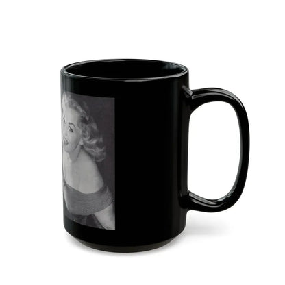 Norma Sykes #162 - 66 PHOTOGRAPHS OF Sabrina U.K. Pocket Mag. Pages 54 & 55 (Vintage Female Icon) Black Coffee Mug - Go Mug Yourself