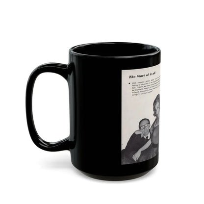 Norma Sykes #162 - 66 PHOTOGRAPHS OF Sabrina U.K. Pocket Mag. Pages 54 & 55 (Vintage Female Icon) Black Coffee Mug - Go Mug Yourself