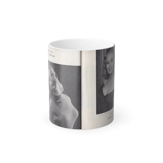 Norma Sykes #163 - 66 PHOTOGRAPHS OF Sabrina U.K. Pocket Mag. Pages 56 & 57 (Vintage Female Icons) Color Changing Mug 11oz-11oz-Go Mug Yourself