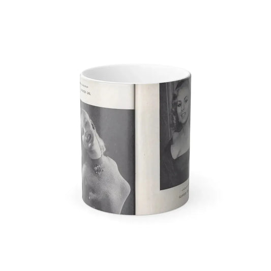 Norma Sykes #163 - 66 PHOTOGRAPHS OF Sabrina U.K. Pocket Mag. Pages 56 & 57 (Vintage Female Icon) Color Changing Mug 11oz 11oz - Go Mug Yourself