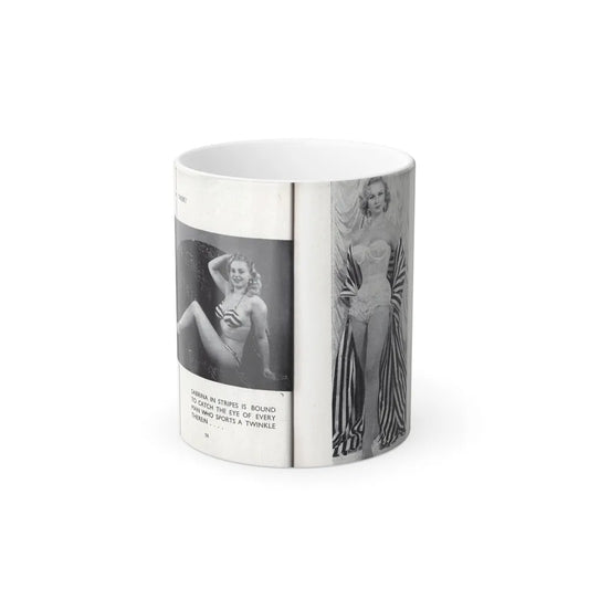 Norma Sykes #164 - 66 PHOTOGRAPHS OF Sabrina U.K. Pocket Mag. Pages 58 & 59 (Vintage Female Icons) Color Changing Mug 11oz-11oz-Go Mug Yourself