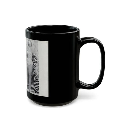 Norma Sykes #164 - 66 PHOTOGRAPHS OF Sabrina U.K. Pocket Mag. Pages 58 & 59 (Vintage Female Icon) Black Coffee Mug - Go Mug Yourself