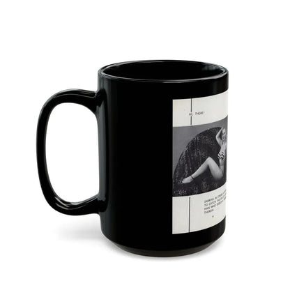 Norma Sykes #164 - 66 PHOTOGRAPHS OF Sabrina U.K. Pocket Mag. Pages 58 & 59 (Vintage Female Icon) Black Coffee Mug - Go Mug Yourself