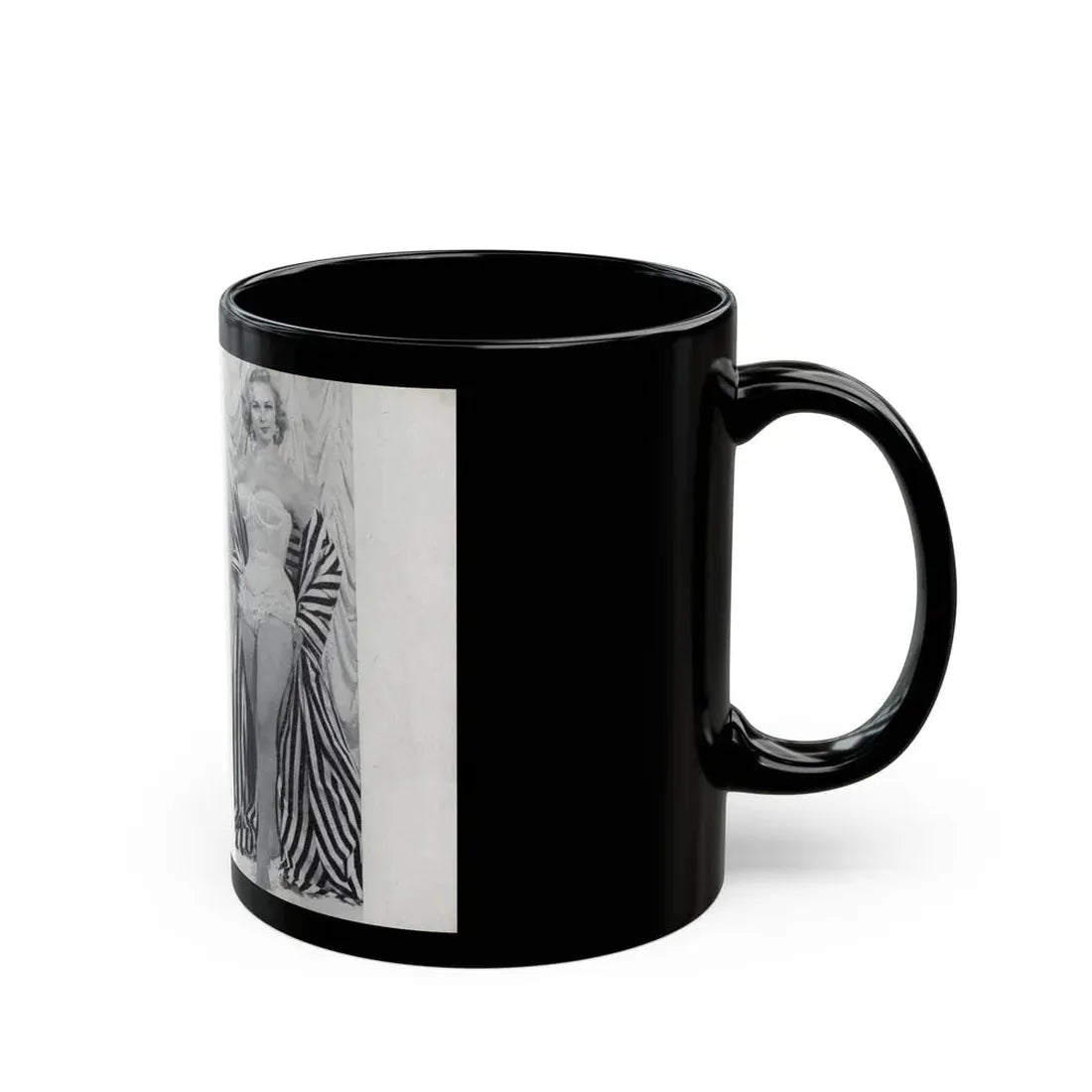 Norma Sykes #164 - 66 PHOTOGRAPHS OF Sabrina U.K. Pocket Mag. Pages 58 & 59 (Vintage Female Icon) Black Coffee Mug - Go Mug Yourself