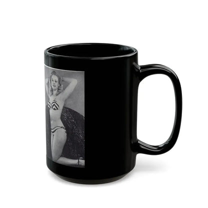 Norma Sykes #165 - 66 PHOTOGRAPHS OF Sabrina U.K. Pocket Mag. Pages 60 & 61 (Vintage Female Icon) Black Coffee Mug - Go Mug Yourself