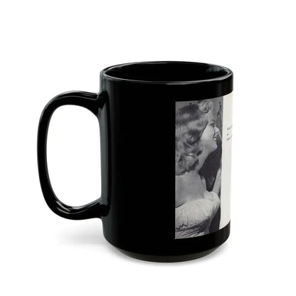 Norma Sykes #165 - 66 PHOTOGRAPHS OF Sabrina U.K. Pocket Mag. Pages 60 & 61 (Vintage Female Icon) Black Coffee Mug - Go Mug Yourself