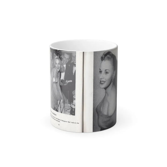 Norma Sykes #166 - 66 PHOTOGRAPHS OF Sabrina U.K. Pocket Mag. Pages 62 & 63 (Vintage Female Icons) Color Changing Mug 11oz-11oz-Go Mug Yourself