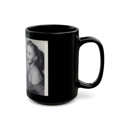 Norma Sykes #166 - 66 PHOTOGRAPHS OF Sabrina U.K. Pocket Mag. Pages 62 & 63 (Vintage Female Icon) Black Coffee Mug - Go Mug Yourself