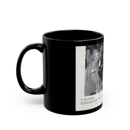 Norma Sykes #166 - 66 PHOTOGRAPHS OF Sabrina U.K. Pocket Mag. Pages 62 & 63 (Vintage Female Icon) Black Coffee Mug - Go Mug Yourself