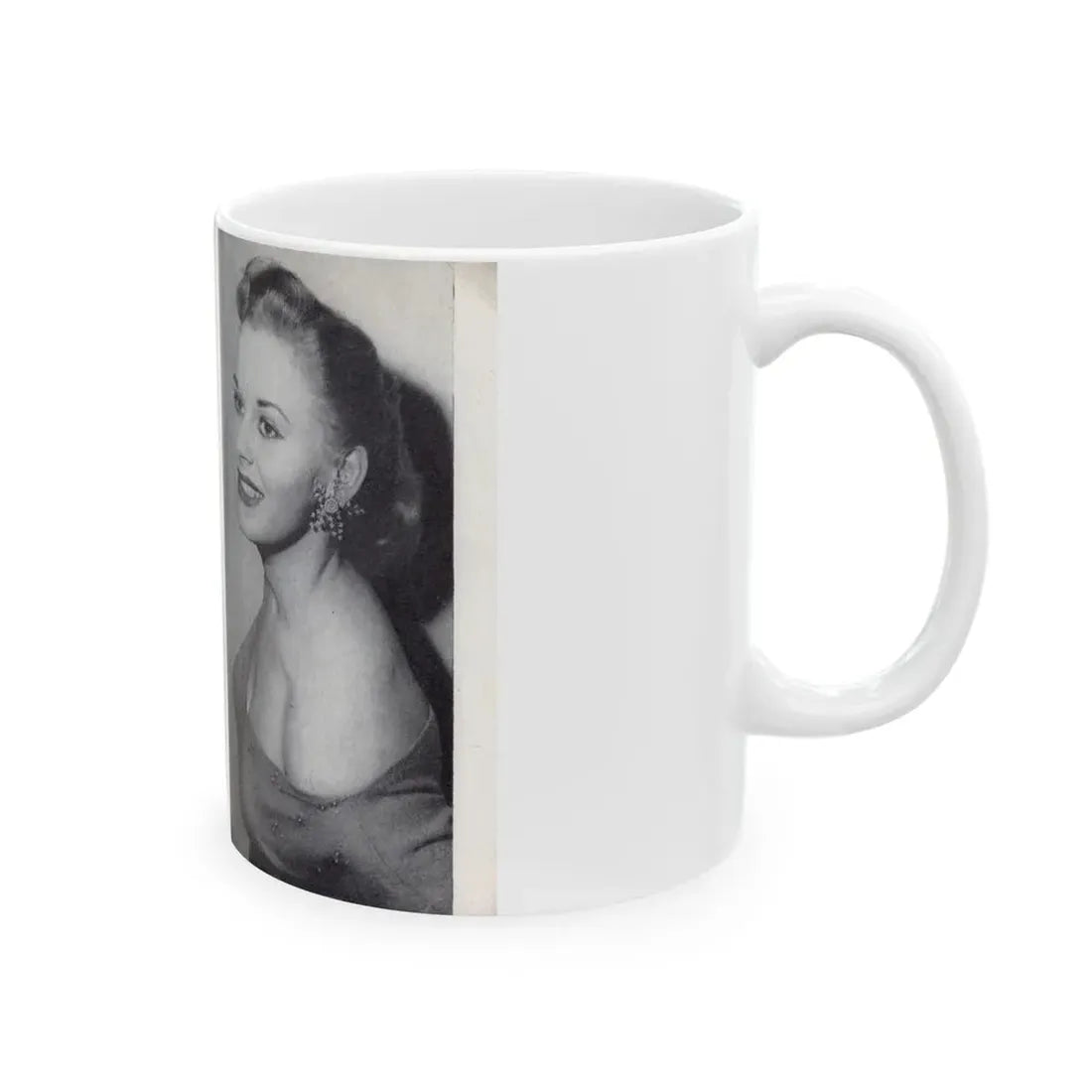 Norma Sykes #166 - 66 PHOTOGRAPHS OF Sabrina U.K. Pocket Mag. Pages 62 & 63 (Vintage Female Icon) White Coffee Mug - Go Mug Yourself